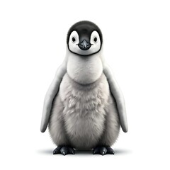 Fototapeta premium penguin cartoon isolated on white