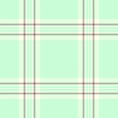 Thin vector textile check, japanese background seamless plaid. List texture tartan pattern fabric in light and pastel colors.
