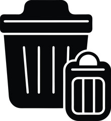 vector trash can icon