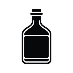 foundation bottle icon silhouette vector illustration