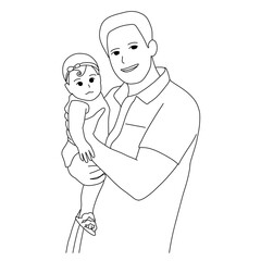 Father and baby