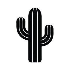 cactus stencil icon vector illustration © freevectora