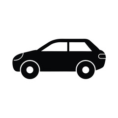 car stencil icon vector illustration
