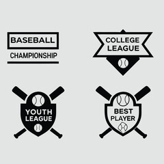 Baseball Championship Logos Youth League College Best Player