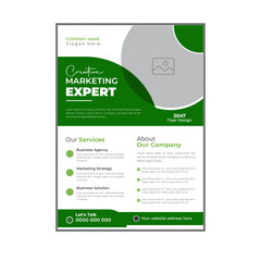 Creative Corporate & Business Flyer a4  template, editable vector template design,abstract business flyer.,modern template, perfect for creative professional businessCreative Corporate & Business Flye