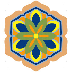 abstract flower vector illustration