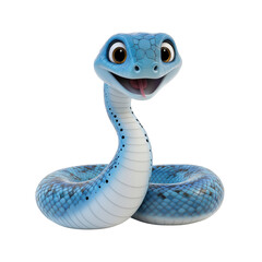 Fototapeta premium snake cartoon funny illustration 