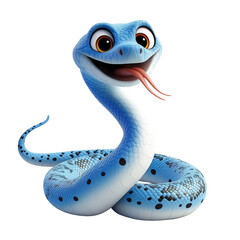 Fototapeta premium snake cartoon funny illustration 