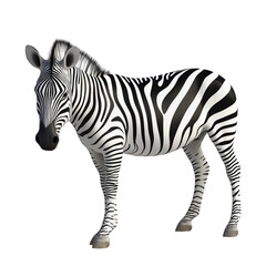 Obraz premium zebra isolated illustration