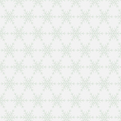 Geometric Snowflake Pattern for Winter Themes