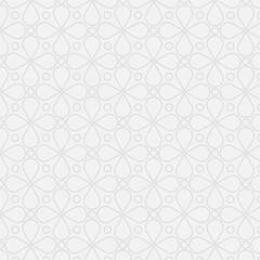 Floral Droplet Circle Shape Decorative Pattern Design
