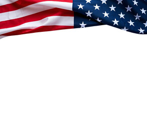 A american flag and us independence day flag on PNG background.