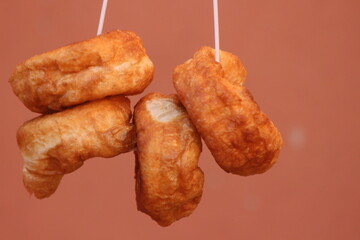 Fresh Moroccan Sfenj Close Up, Sfanj Donuts