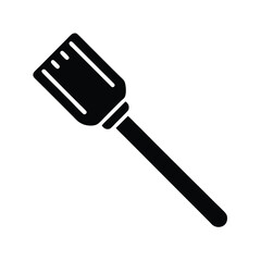disposable applicator stencil icon vector illustration