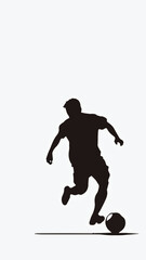 football player silhouette