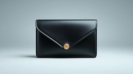 Luxury black handbag with a diamond quilted texture and silver circular clasp designed for fashion-conscious individuals image