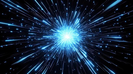 Naklejka premium Abstract Light Burst Explosion