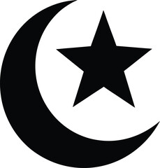 star icon on black background