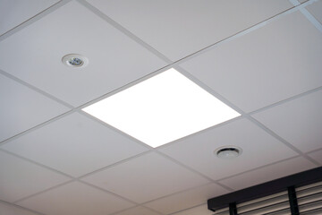 modern square ceiling office light