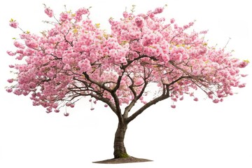 Obraz premium Vibrant Pink Cherry Blossom Tree