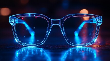 Neon Glow Glasses: Night Vision
