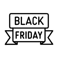 Black friday sale banner vector design template for promotion and marketing discount offer event day