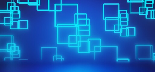 3d illustration rendering of y2k 2000s gamer technology futuristic fantasy metaverse cyberpunk sci-fi display podium abstract background neon-glow