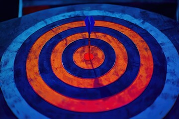 Aiming for a financial business target concept related to winning