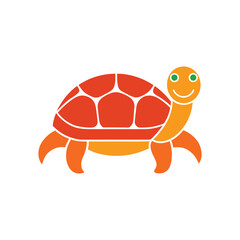 turtle vector art on white background