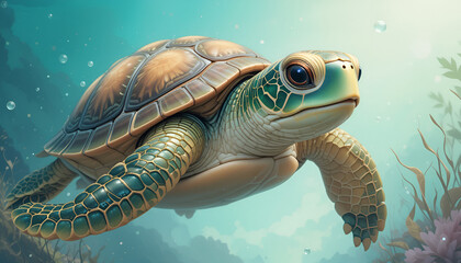 Serene Underwater Explorer

