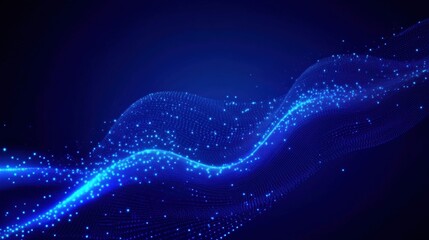 Abstract Digital Waveform