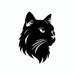 Obraz premium Elegant Black Cat Silhouettes