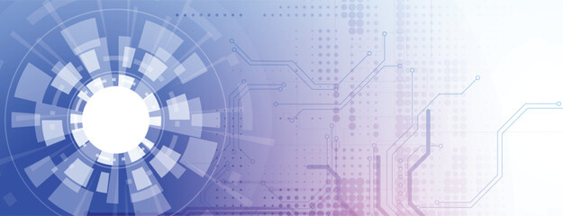 Circuit abstract background for science and business presentation