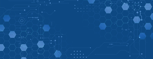 Circuit abstract background for science and business presentation