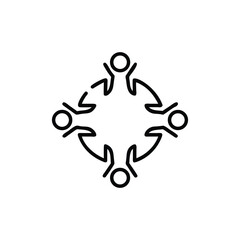 vector illustration of yoga pose