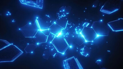 Obraz premium Abstract Digital Geometry