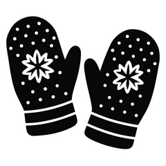 pair of winter gloves