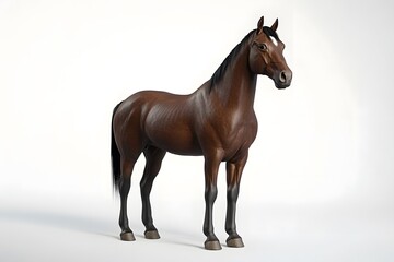 Obraz premium American Quarter Horse Displaying Muscular Build