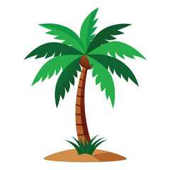 palm tree summer icon