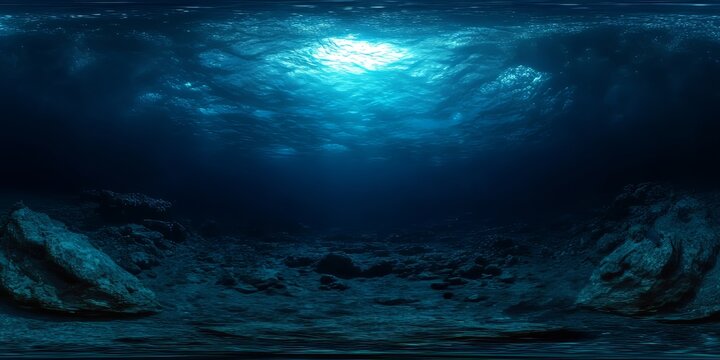 Underwater 360 degree hdr hdri scene