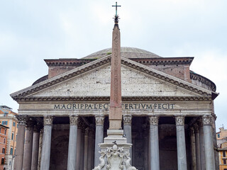 The Pantheon of Agrippa or Pantheon of Rome is an ancient Roman temple - currently consecrated as a...
