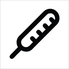 Thermometer icon health and temperature symbol