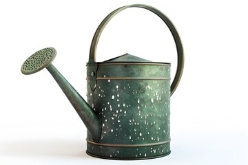 Retro-Style Green Watering Can for Garden Use