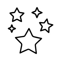 Stars starburst starfield starry constellation galaxy space celestial night sky twinkle stars vector