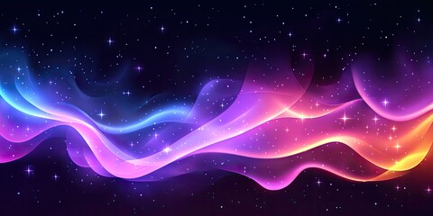 Obraz premium Stunning cosmic nebula illustration.