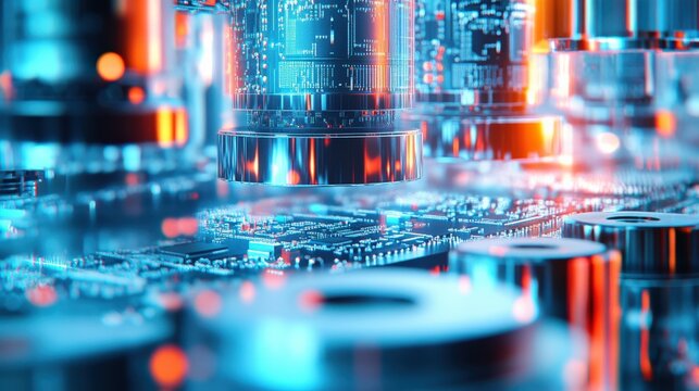 Futuristic Circuitry and Technological Advancement