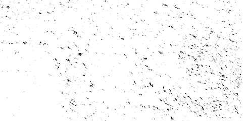 Black and white noise paper dust. Distressed Dirty rough overlay texture. Black grunge texture on transparent backdrop background. Scratches on a white background.