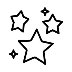 Stars vector illustration, star icon, shiny stars graphic, star symbol, black and white stars art