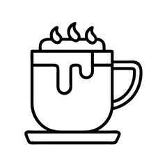 Delicious coffee cup with cream, latte art, cappuccino, espresso, mocha, beverage, drink, cafe art