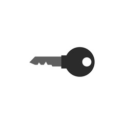 Key Vector Icon – Lock, Unlock, Home Key Symbol Illustration